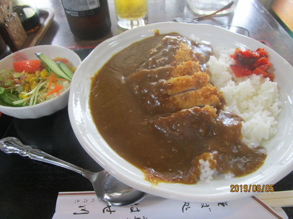 「カツカレー」@蕎麦処 はせ川 西新井大師 本店の写真
