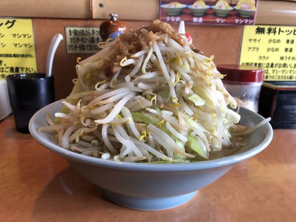 「中ラーメン野菜マシ  野菜マシ  750円」@立川マシマシ ロイヤルスープの写真