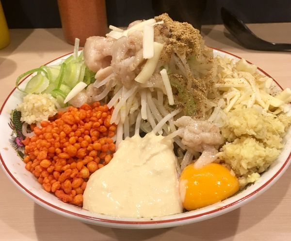 「まぜそば」@鷹の目 蒲田店の写真