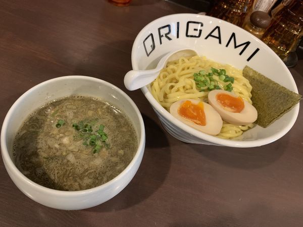 「味玉ORIGAMIつけ麺」@麺屋 ORIGAMIの写真
