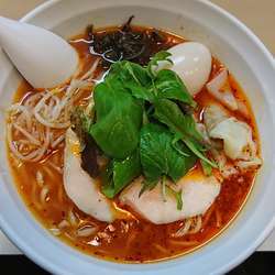 限定 トマト酸辣湯麺 味玉トッピング