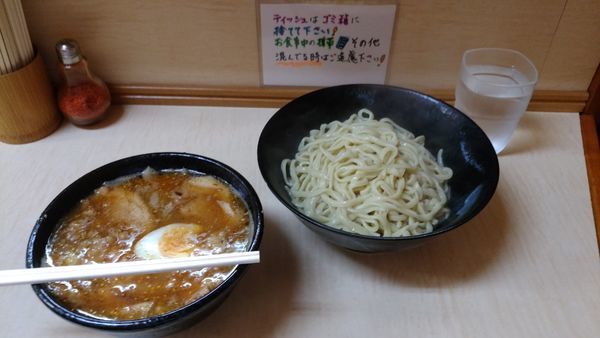 「味噌つけ麺ブタ増し麺熱盛りアブラカラメ」@ラーメン二郎 京成大久保店の写真
