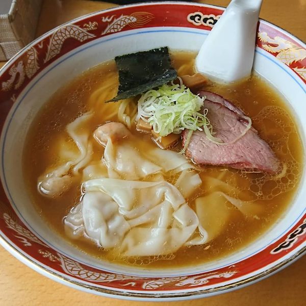 「MIXワンタン麺」@支那ソバ 玉龍の写真