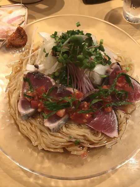 「初鰹冷やし中華そば」@饗 くろ㐂の写真