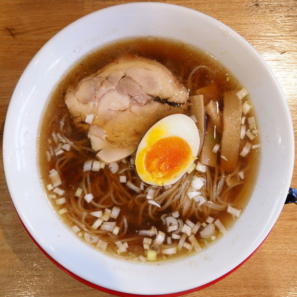 「しょう油らーめん　細麺を選択」@鎌倉RENの写真