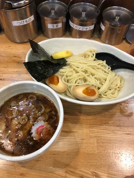 「つけ麺 味玉  730円」@麺選 吟風 赤羽店の写真