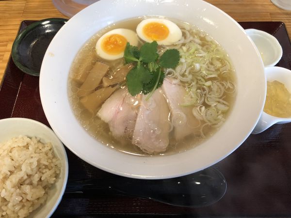 「美肌ラーメンセット（980円）」@美肌すっぽんラーメン 光福の写真