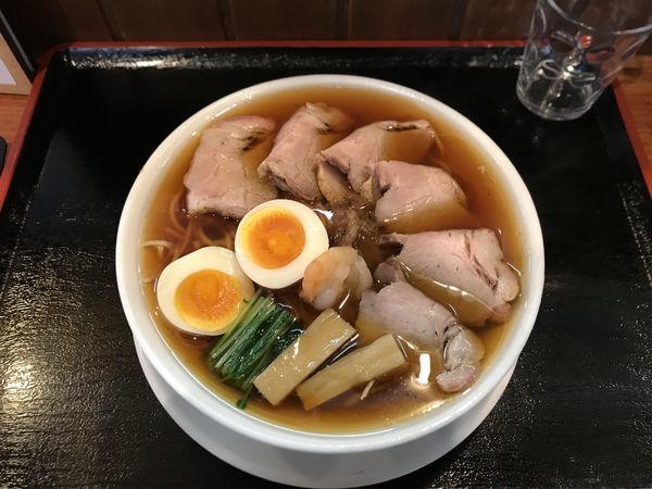 「新・山六そば【醤油】」@麺創 なな家の写真