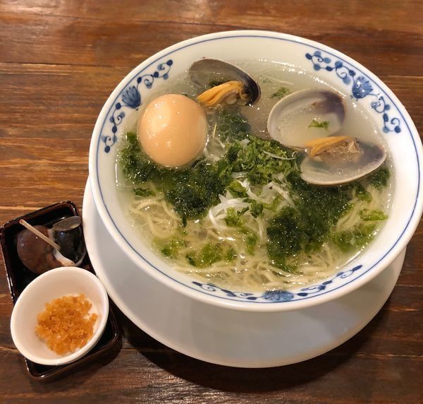 「平日ランチ限定・貝だしラーメン￥850/値下げ」@貝料理 梵厨の写真