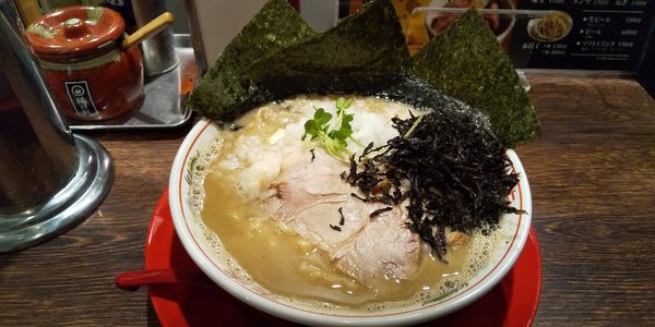 「煮干し鬼脂 のりまし」@つけめんTETSU 壱の木戸 水戸店の写真