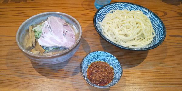 「つけそば味噌 辛味噌ハーフ」@麺 一直の写真