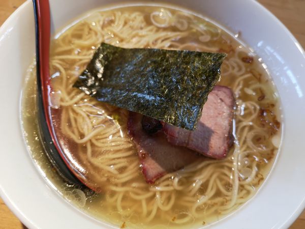 「支那そば(しお・大盛り)」@支那そば なかじまの写真