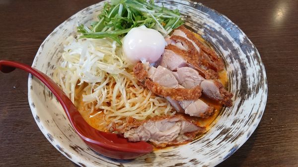 「ピリ辛冷製芝麻麺@890円」@なごみやの写真