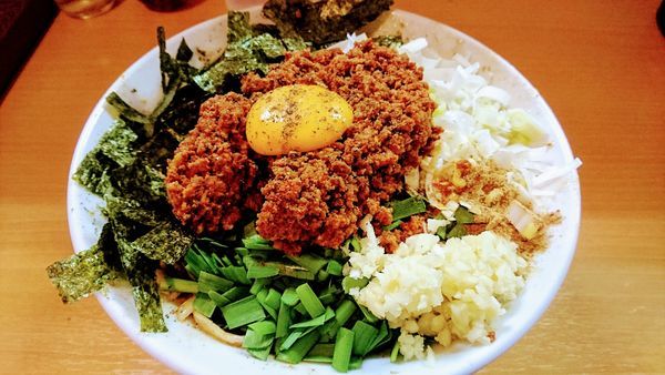 「【限定】我流豚星。台湾混蕎麦(大蒜･ホアジャオ)」@豚星。の写真