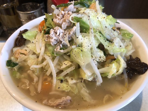 「たんめん・中・太麺（800円）」@麺処 まるよし商店の写真