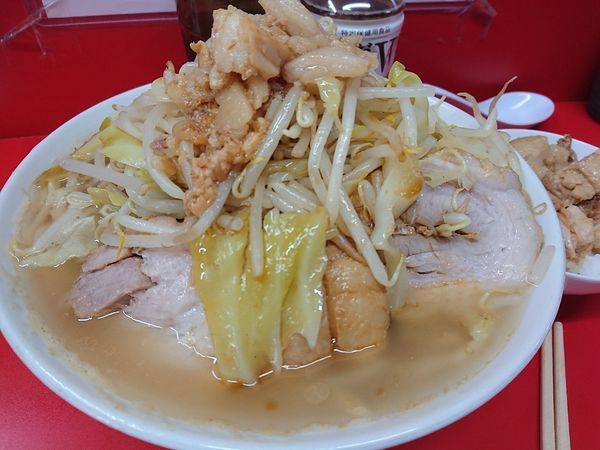 「小＋脂飯」@ラーメン二郎 京都店の写真