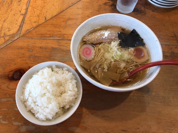 「Bセット(500円)+餃子三個(開業10周年サービス)」@大正麺業の写真