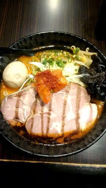 「チゲタンメン   普通ＫＡＲＡ  1180円」@麺屋 燦鶴の写真