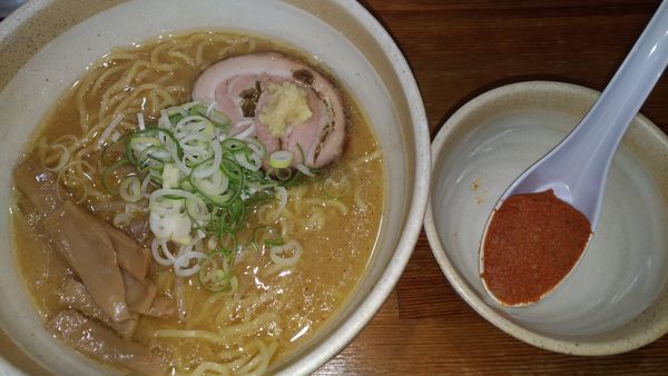 「味噌＋辛味噌」@らーめん 福籠の写真