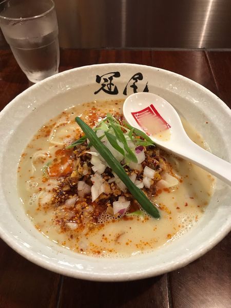 「鶏担湯らぁめん」@らぁめん冠尾 恵比寿西店の写真