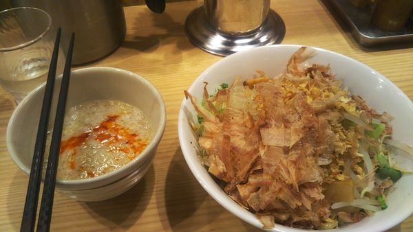 「まぜそば（ニンニク抜き）」@つけめんTETSU 名古屋JRゲートタワー店の写真