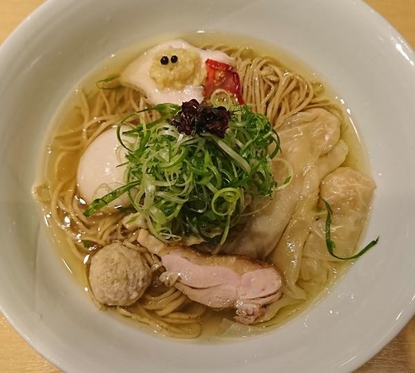 「特製塩そば(1300円)」@饗 くろ㐂の写真