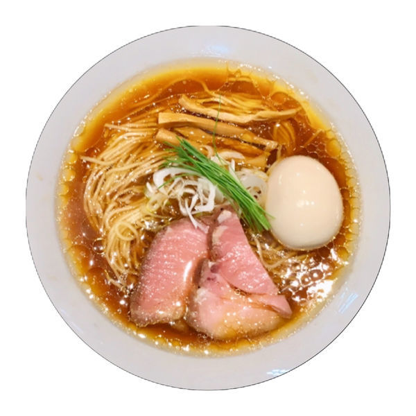 「☆味玉中華蕎麦 醤油☆」@宍道湖しじみ中華蕎麦 琥珀 東京本店の写真