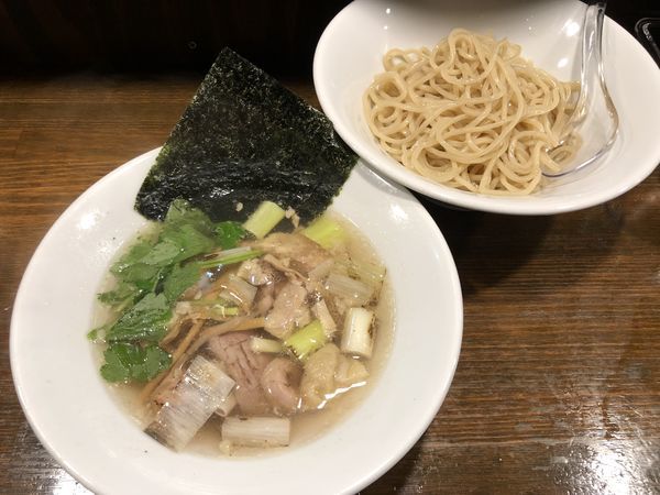 「鴨牛すじつけ麺」@Soupmenの写真