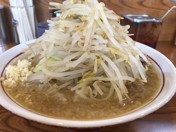 「ガツ旨らーめん 野菜マシ・ニンニク750円」@らーめん ◯八の写真