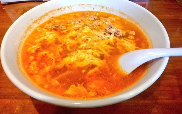 「ニンニク、玉子タンタン麺」@龍海閣 保土ヶ谷店の写真