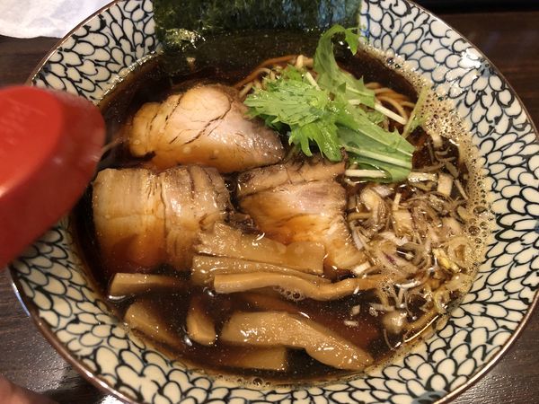 「タマリ醤油そば」@中華そば 東京ぐれっちの写真