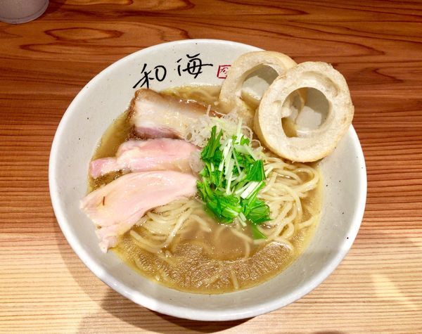 「塩らーめん」@らーめん専門 和海 なんば店の写真