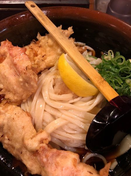 「鶏ぶっかけ」@手打ち饂飩にしきの写真