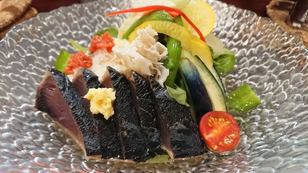 「限定涼三 魚冷やし  1000円」@烈志笑魚油 麺香房 三くの写真
