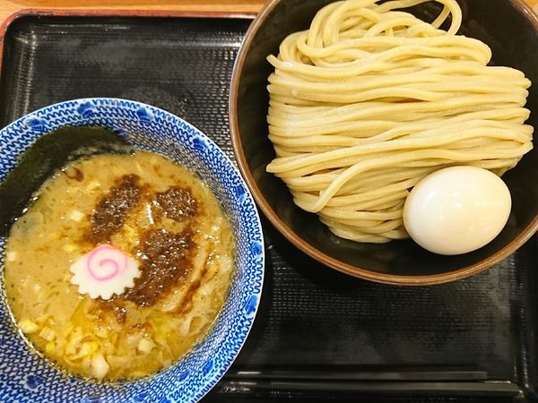 「味玉つけめん(900円)」@次念序 モラージュ菖蒲店の写真