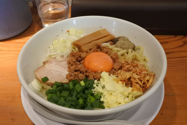 「【限定】濃厚鶏パイタンまぜＳＯＢＡ￥８５０」@龍神麺の写真