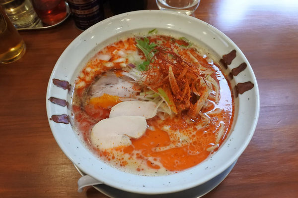 「【平日限定】カラシビら～めん￥８３０」@中華そば かずしのの写真