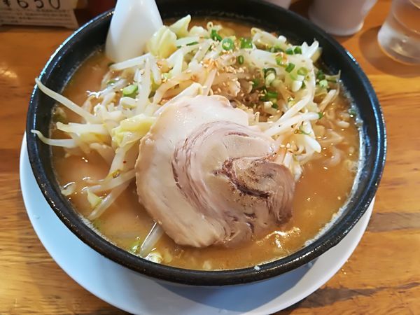 「6/8 濃厚味噌らーめん+もやし920円」@ちりめん亭 金沢能見台店の写真