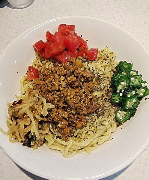 「(限定)キーマカレーまぜそば 830円」@麺屋 久兵衛の写真