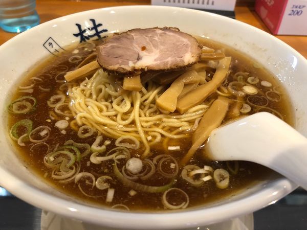 「ラーメン中盛（1.5玉）半チャーハン」@煮干しだし醤油ラーメン 桂の写真