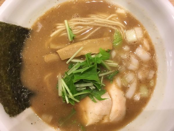 「豚骨魚介らぁ麺 800円」@常陸 景虎の写真