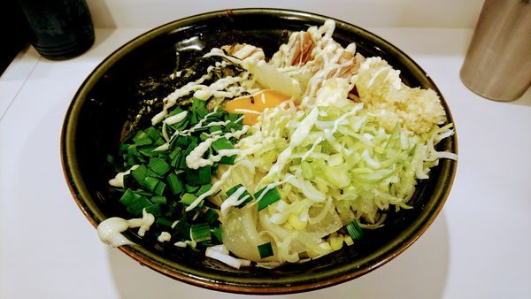 「【期間限定】F系AB台湾まぜそば(ニンニク・マヨネーズ)」@ハイパーファットンの写真