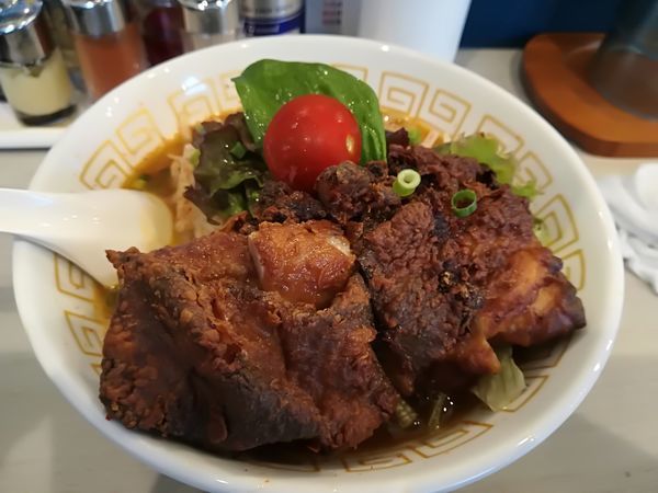 「6/9 RED HOT チキンヌードル950円」@MENYA free styleの写真