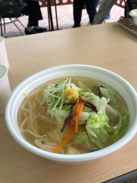 「ゆず塩ラーメン640円」@道の駅もてぎ 十石屋の写真