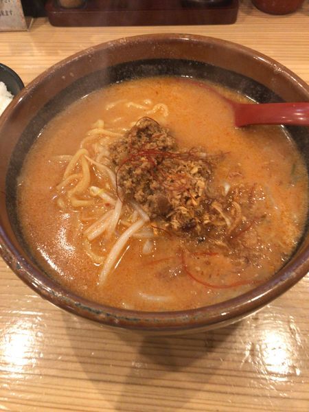 「北海道辛味噌らーめん（860円）」@蔵出し味噌 麺場壱歩 所沢店の写真