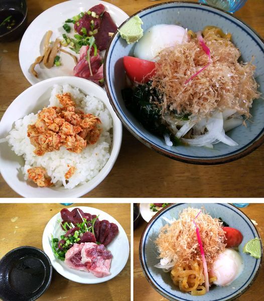 「【限定水無月】馬刺し和風冷中S赤身&霜肉　3000円」@MENYA 食い味の道有楽の写真