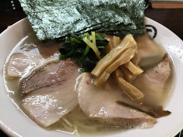 「濃厚金目鯛そば 850円 のり 50円 チャーシュー300円」@東京煮干中華そば 三三㐂 大森の写真