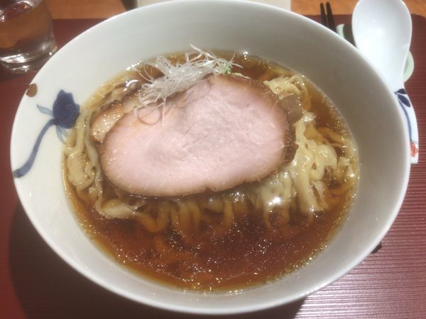 「醤油（手揉み麺）＋おろしそば：1,200円」@麺 みつヰの写真