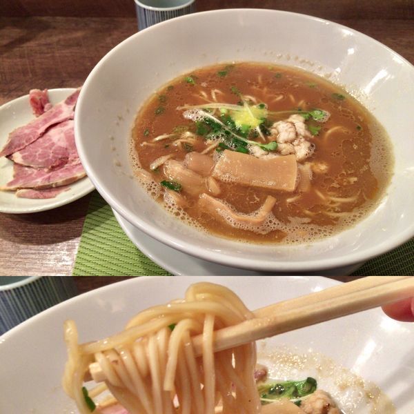 「鯛醤油そば(濃厚)」@狐狸丸の写真