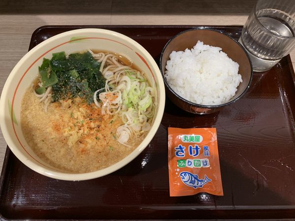 「たぬきそば350＋ご飯120＝470円」@狭山そば 所沢店の写真